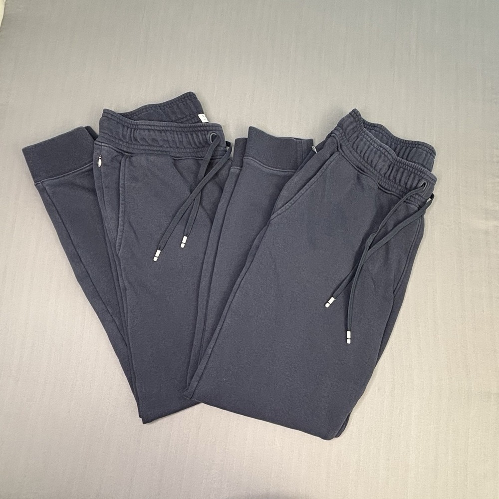 Tommy John Mens Medium French Terry Sweatpants Bundle Lot of 2 Lounge Joggers